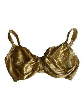 Vintage Victoria’s Secret Second Skin underwire bra Metallic gold Size 36DD